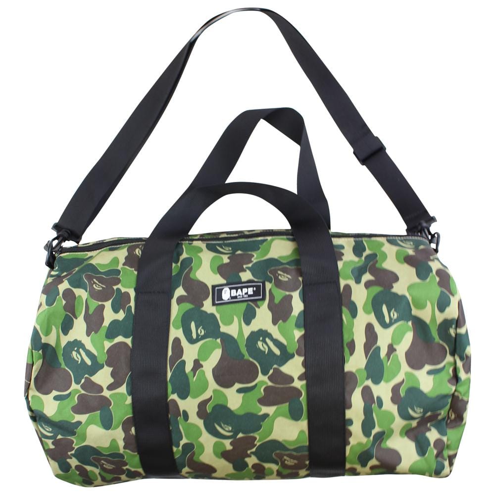 bape abc green camo duffle bag - SaruGeneral