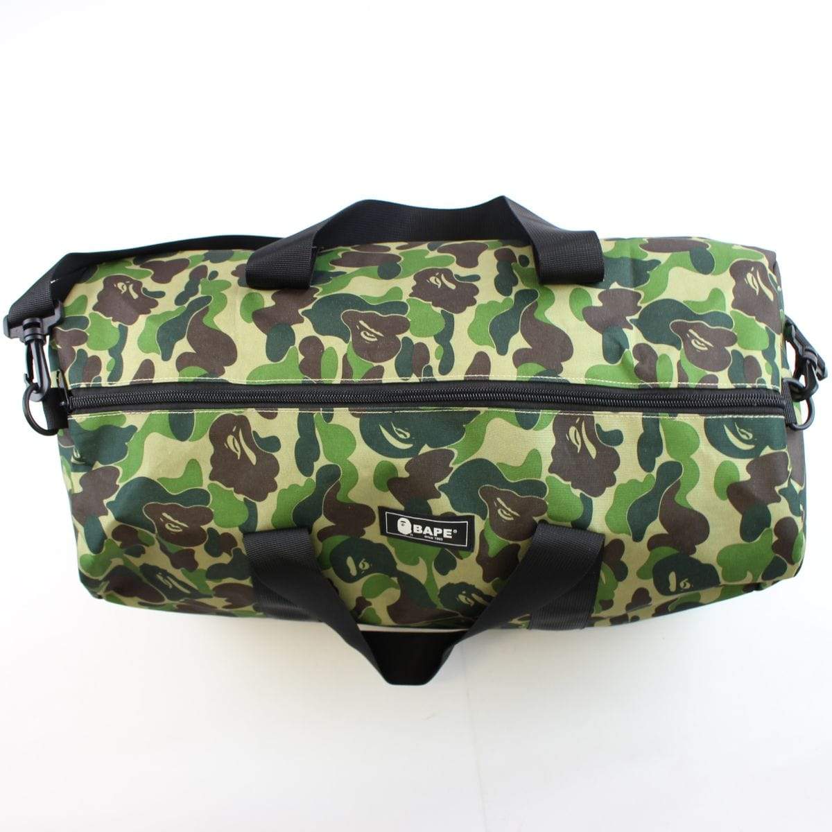 bape abc green camo duffle bag - SaruGeneral