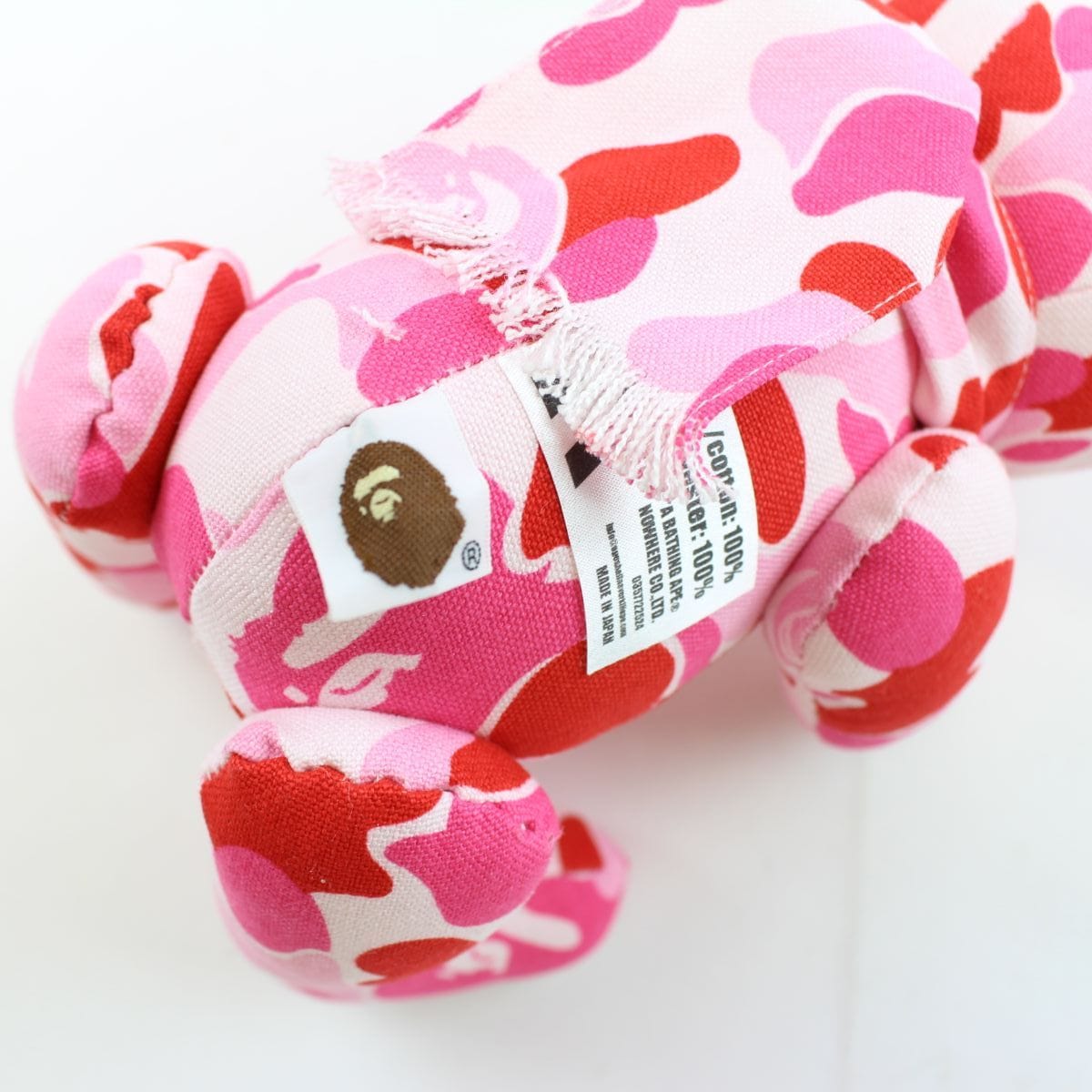 bape pink camo teddy bear early 00's - SaruGeneral