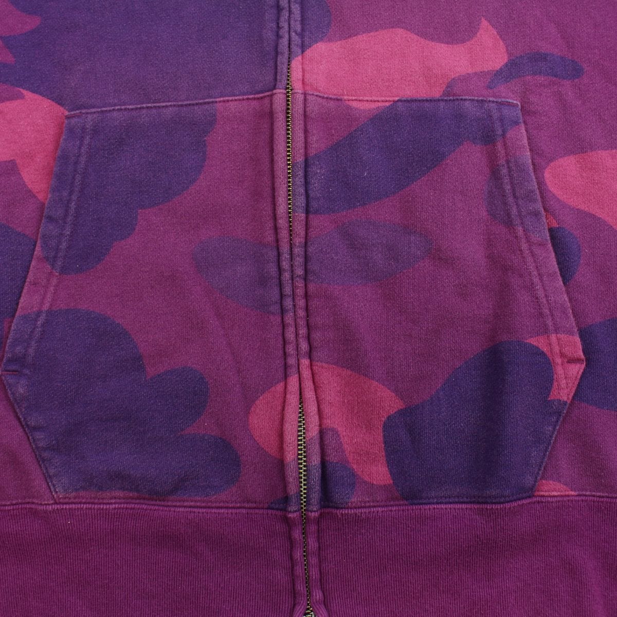bape purple camo full zip - SaruGeneral