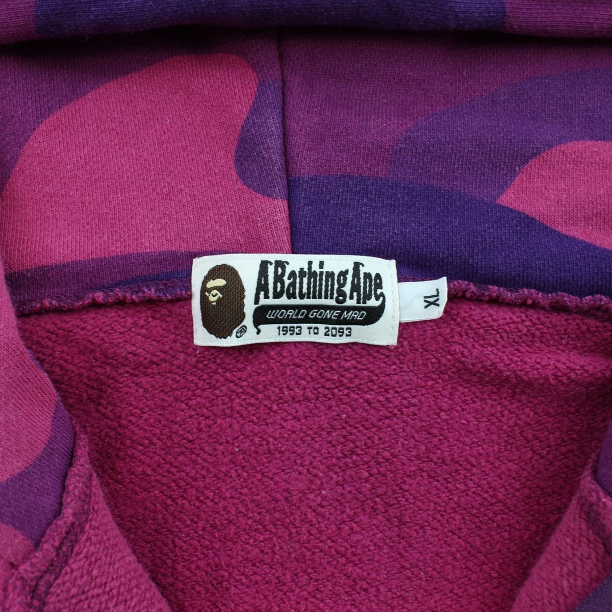 bape purple camo full zip - SaruGeneral