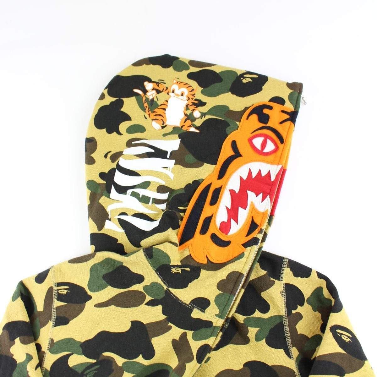 Bape 1st Yellow Camo Tiger Hoodie - SaruGeneral