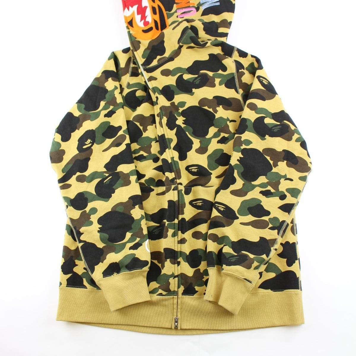 Bape 1st Yellow Camo Tiger Hoodie - SaruGeneral