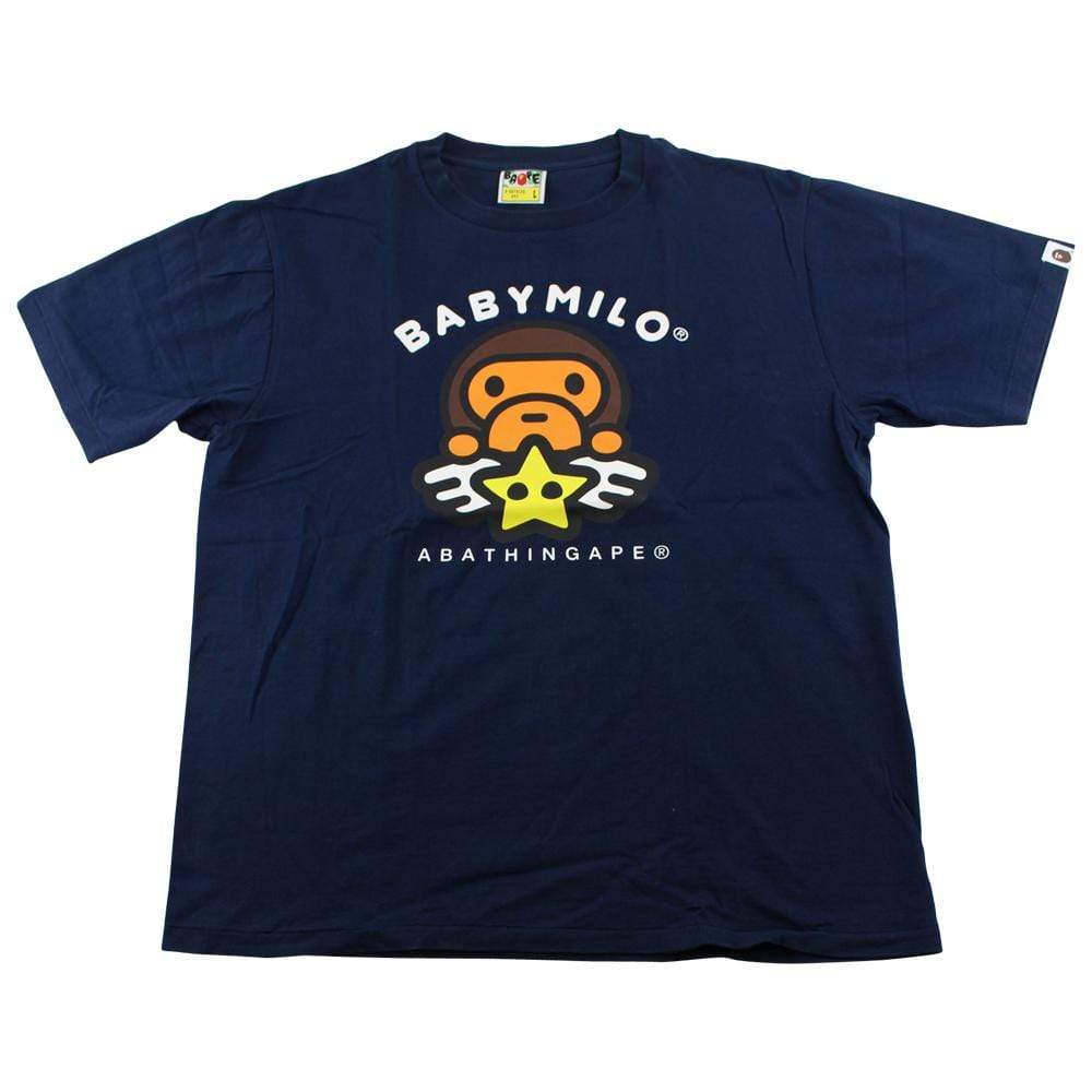 Bape baby Milo Star Tee Navy - SaruGeneral