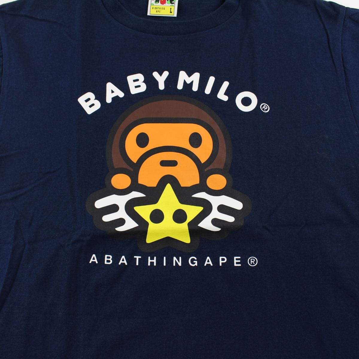 Bape baby Milo Star Tee Navy - SaruGeneral