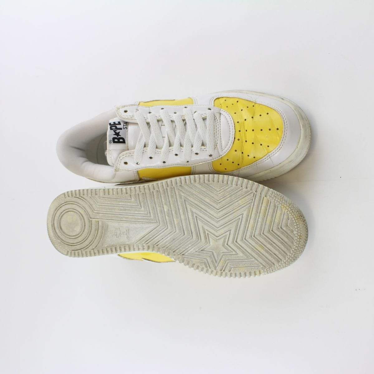 Bapesta Yellow White Sta - SaruGeneral