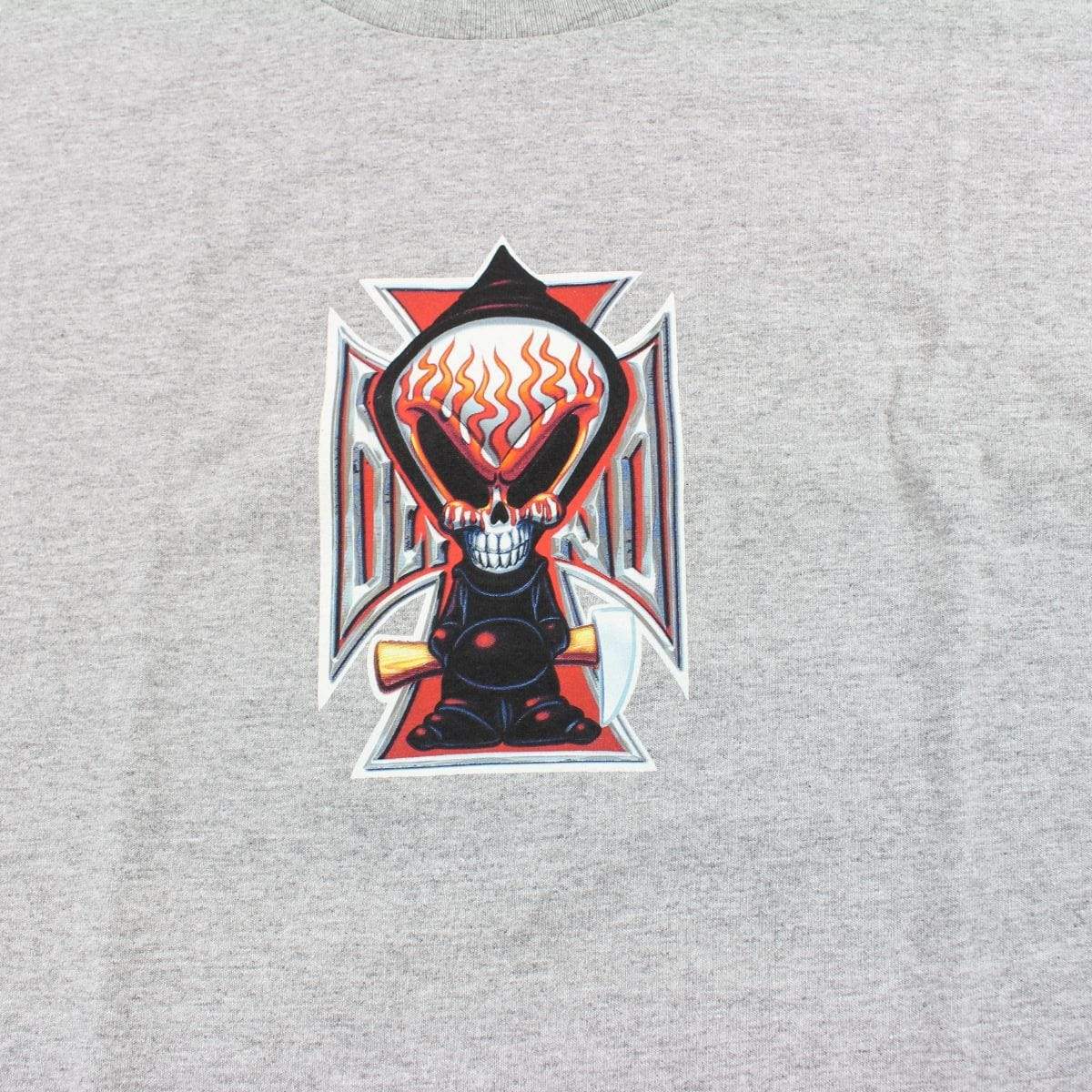 Blind Grim Reaper Logo Tee Grey - SaruGeneral