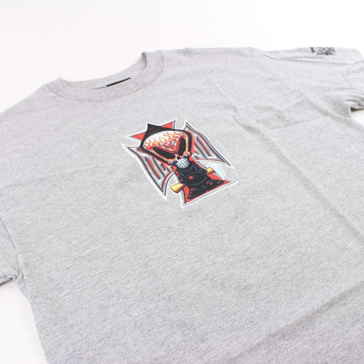 Blind Grim Reaper Logo Tee Grey - SaruGeneral