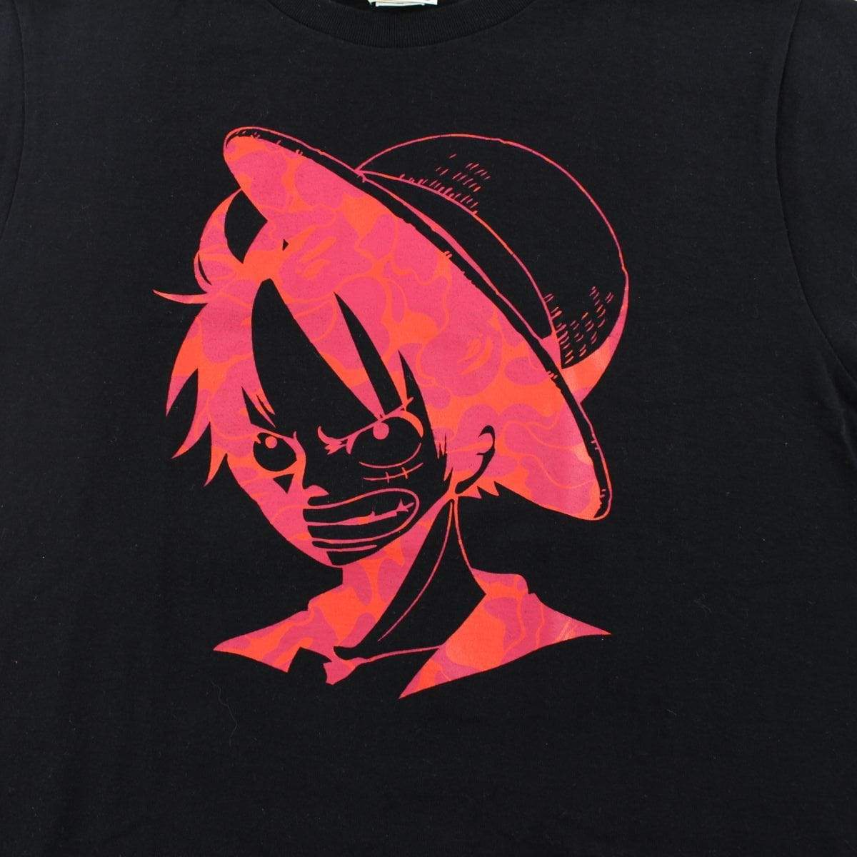 Bape x One Piece Luffy Tee Black - SaruGeneral