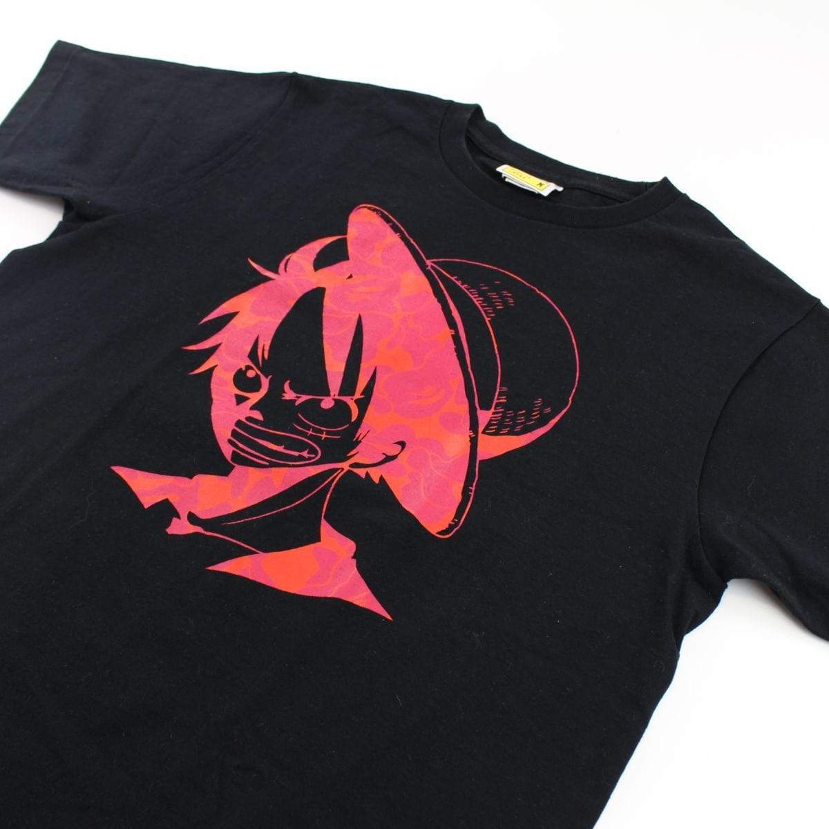 Bape x One Piece Luffy Tee Black - SaruGeneral