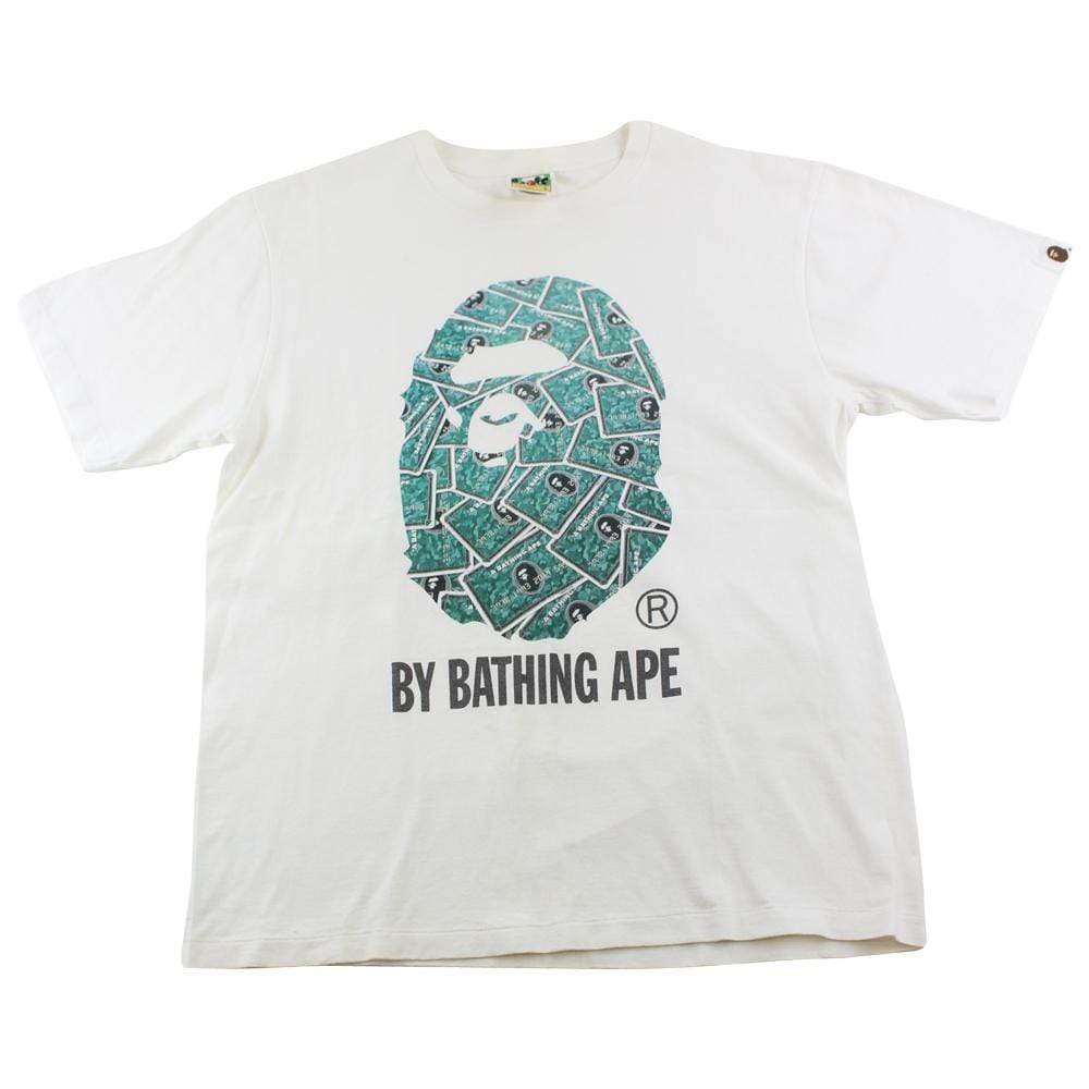 Bape membership Big Ape Logo Tee White - SaruGeneral