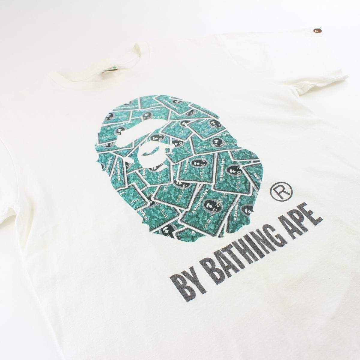 Bape membership Big Ape Logo Tee White - SaruGeneral