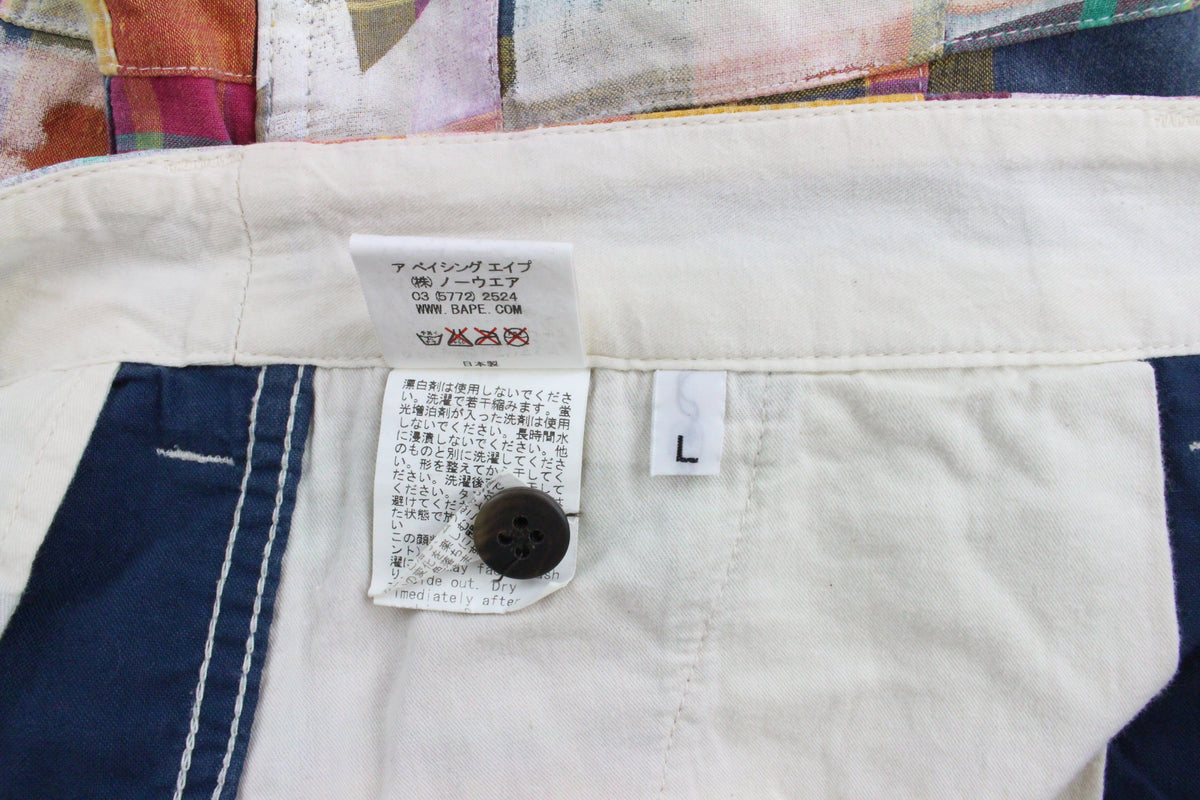 Bape Patch Work Bapesta Shorts - SaruGeneral