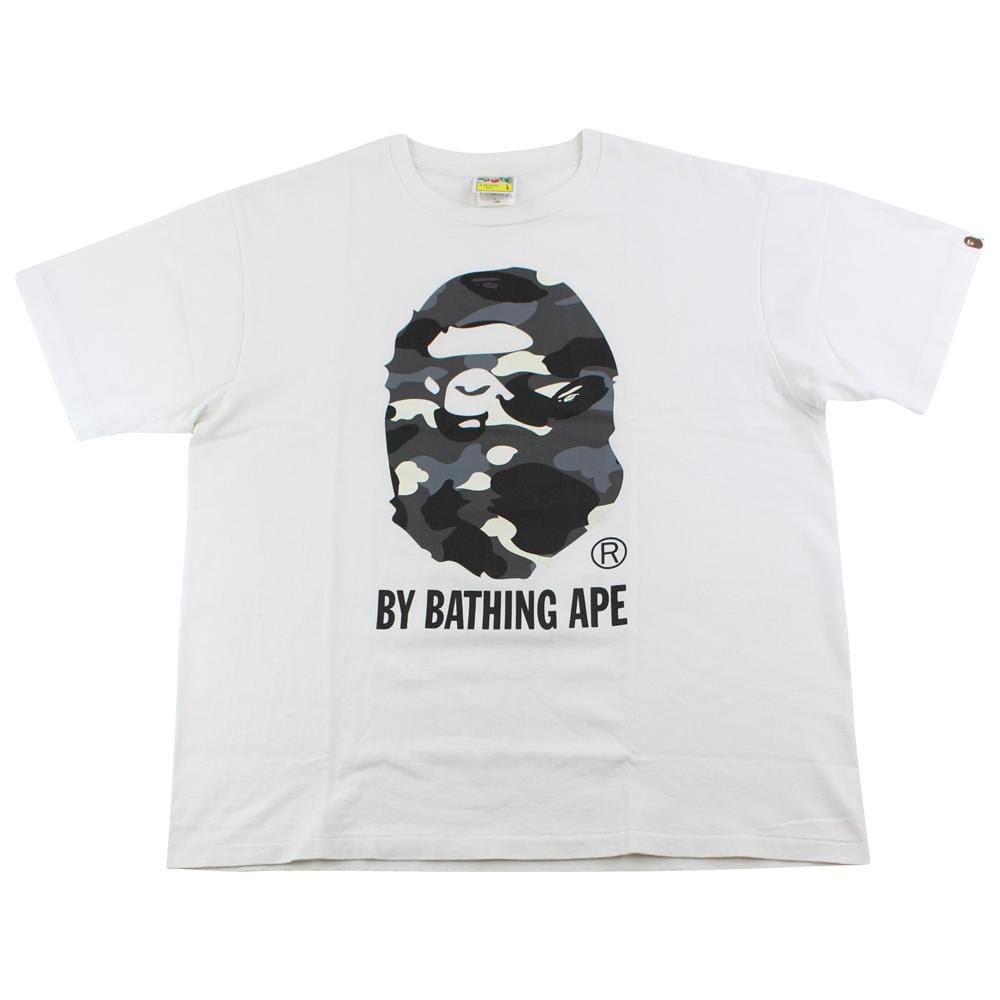 Bape City Camo Big Ape Logo Tee White - SaruGeneral
