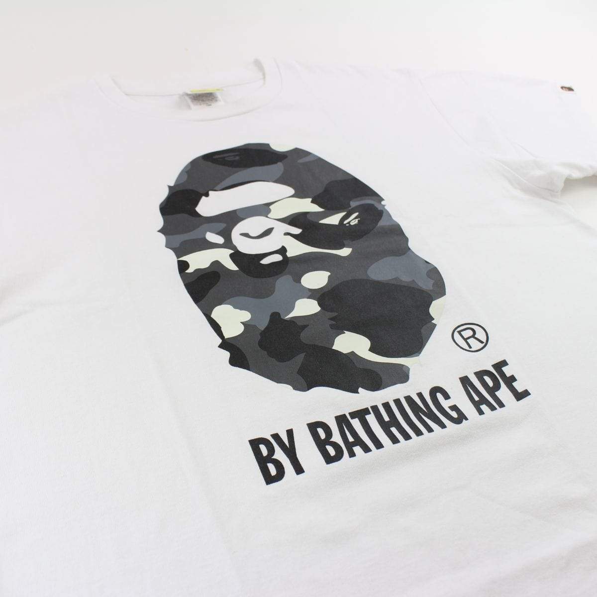 Bape City Camo Big Ape Logo Tee White - SaruGeneral