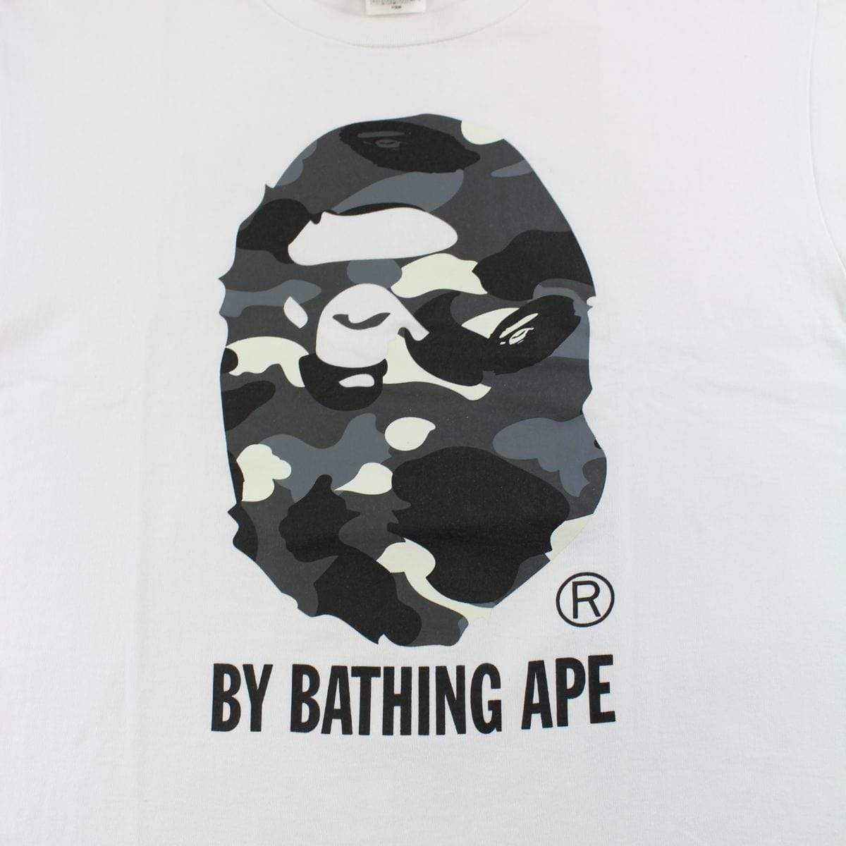 Bape City Camo Big Ape Logo Tee White - SaruGeneral