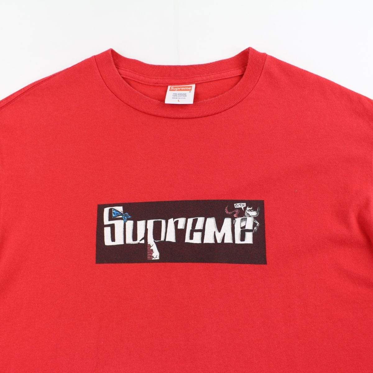 Supreme Joe Cool Box logo Tee Red - SaruGeneral