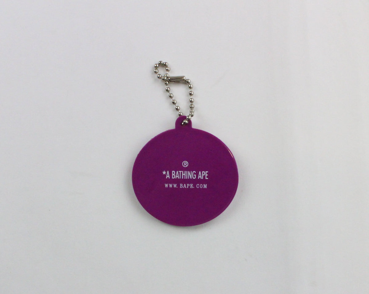 Bape Purple & Yellow College Logo Keychain - SaruGeneral