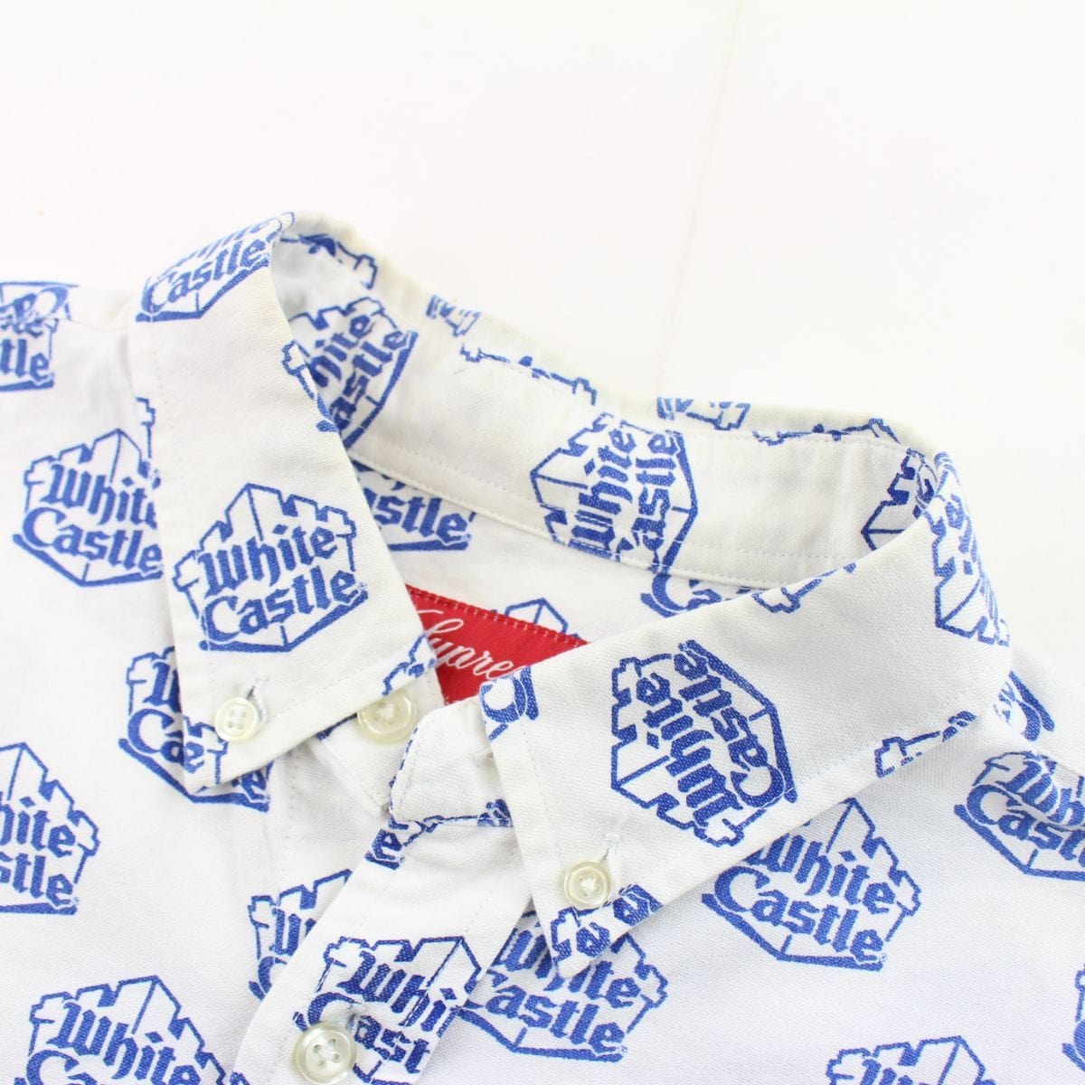 supreme white castle shirt white 2015 - SaruGeneral