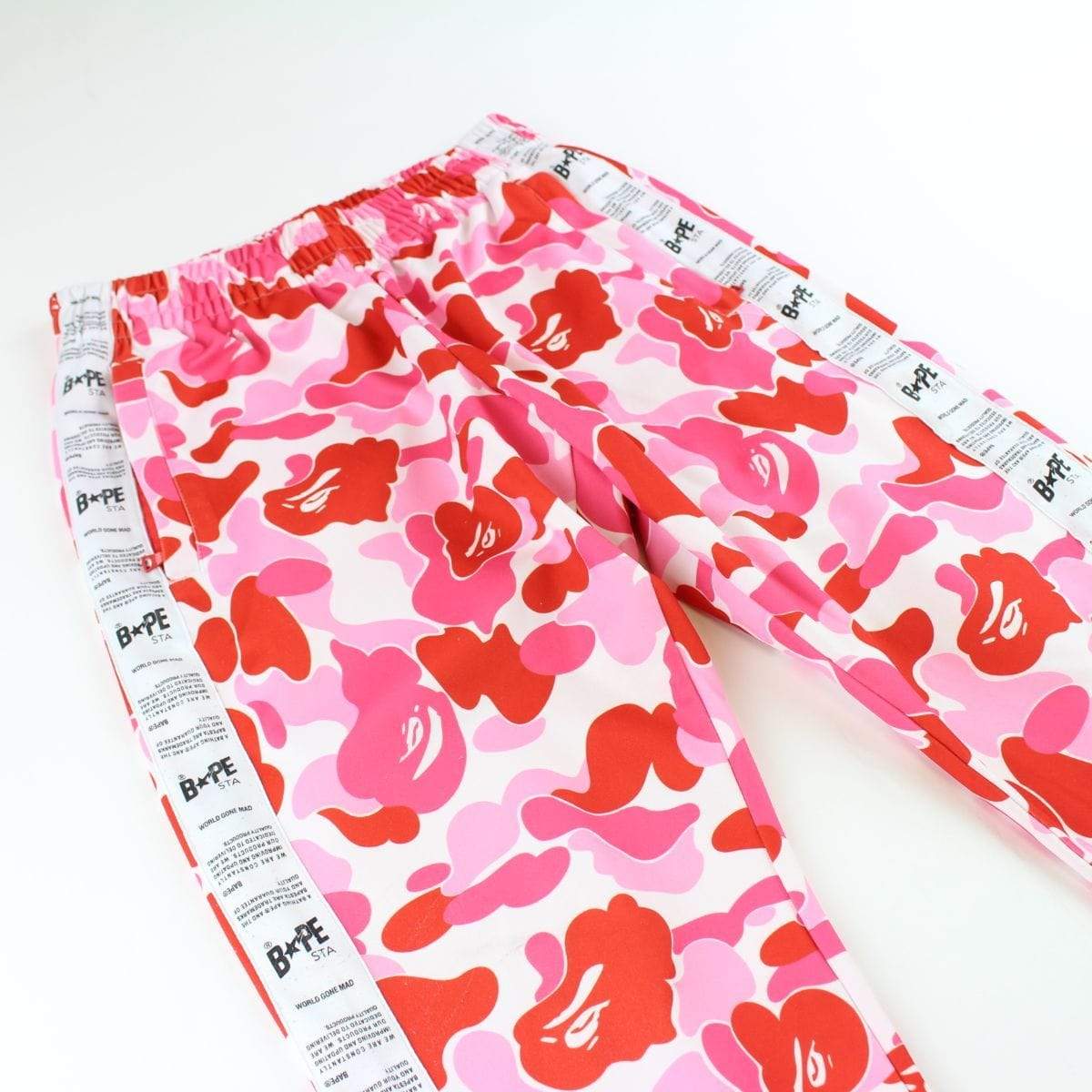 Bape Pink Camo track pants - SaruGeneral