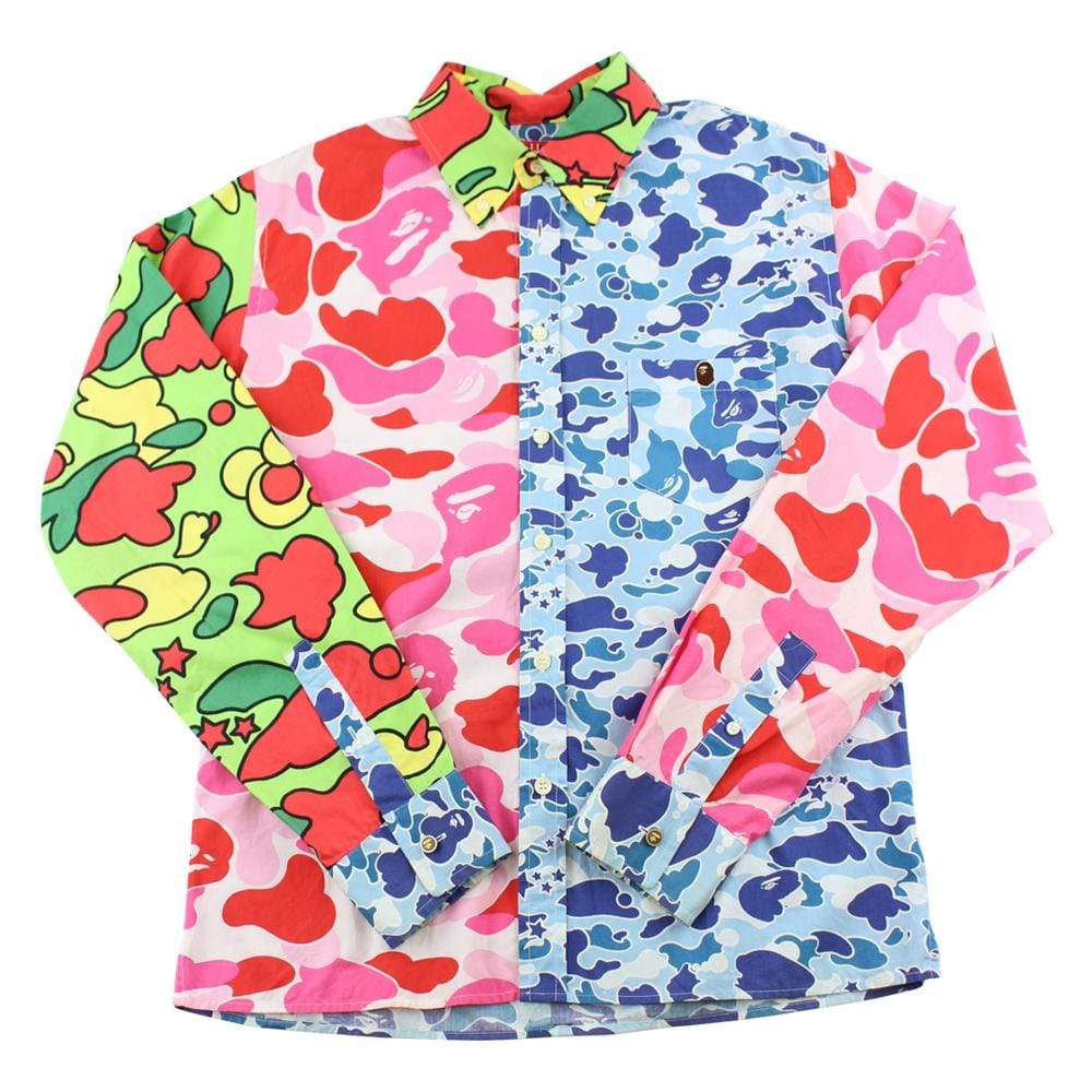 Bape Multi Camo LS Shirt - SaruGeneral