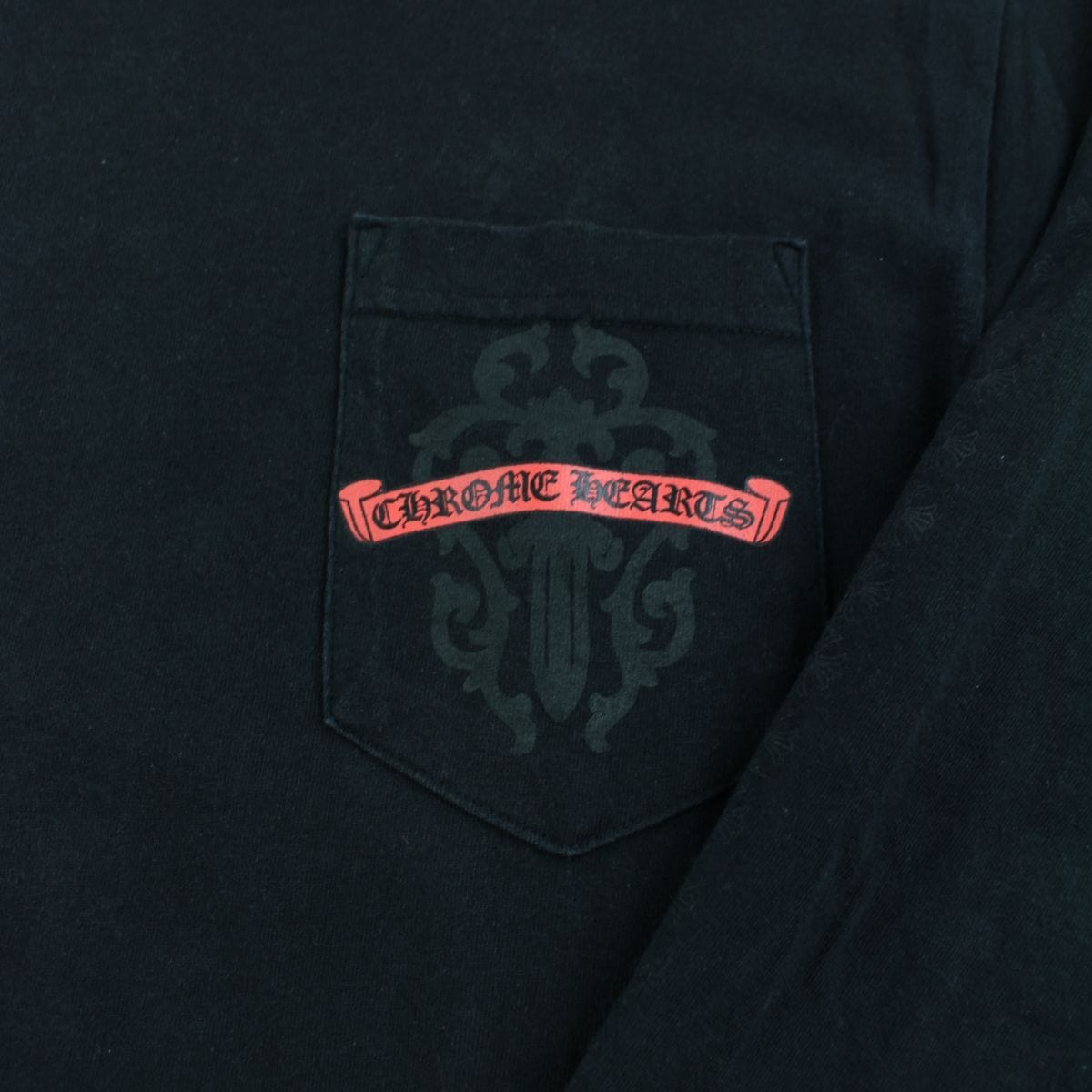 chrome hearts dagger ls black - SaruGeneral