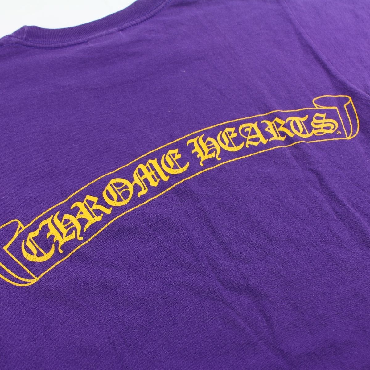 chrome hearts pocket tee purple - SaruGeneral