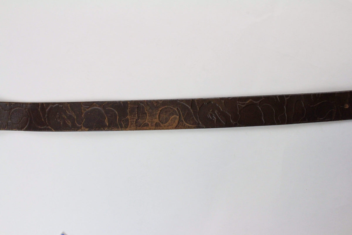 Bapesta Belt brown leather - SaruGeneral