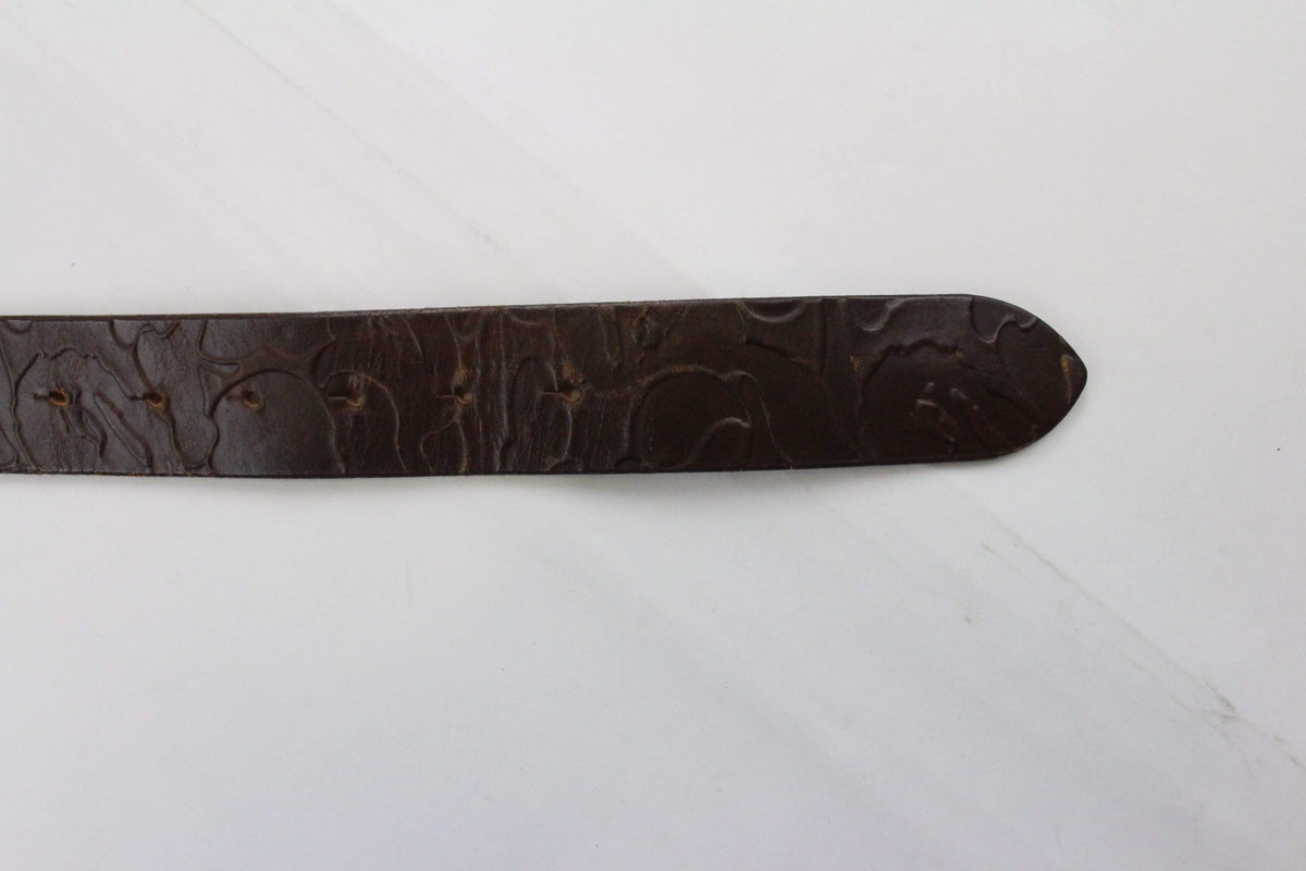 Bapesta Belt brown leather - SaruGeneral