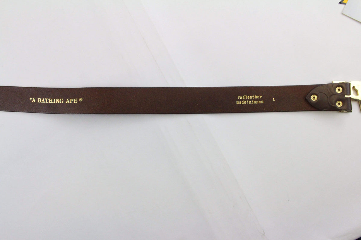 Bapesta Belt brown leather - SaruGeneral