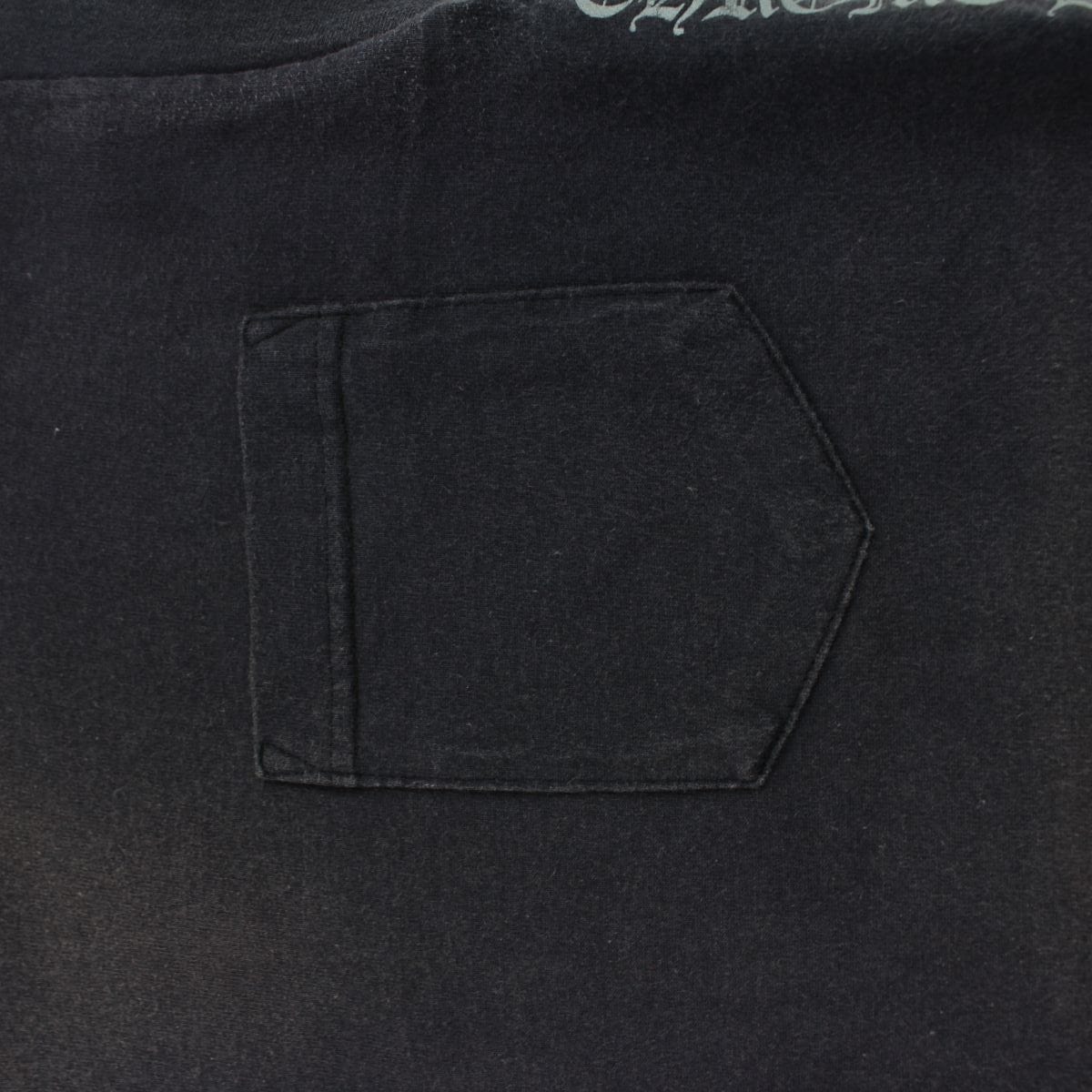 chrome hearts neck print tee black - SaruGeneral