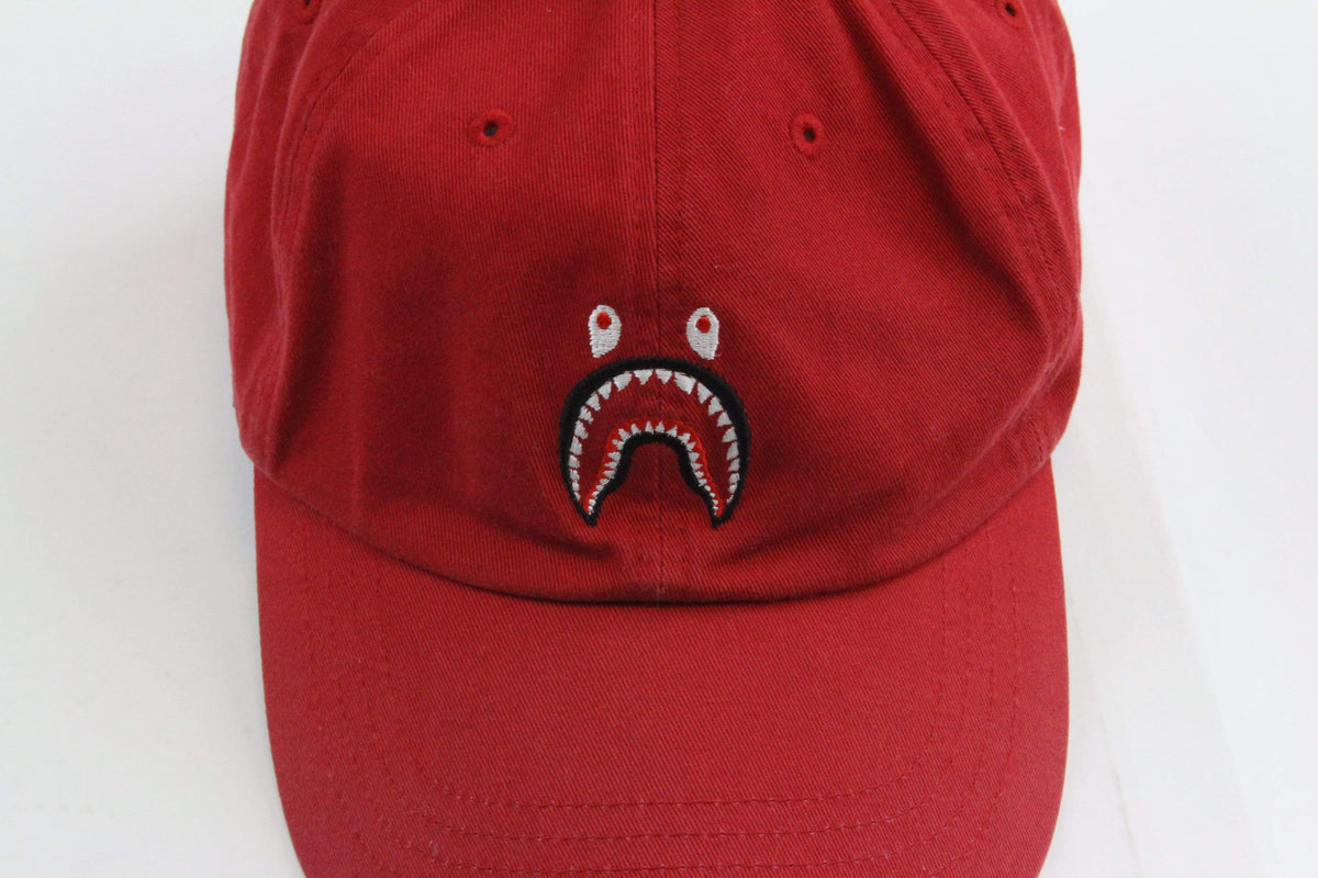 Bape Shark Logo Cap Red - SaruGeneral