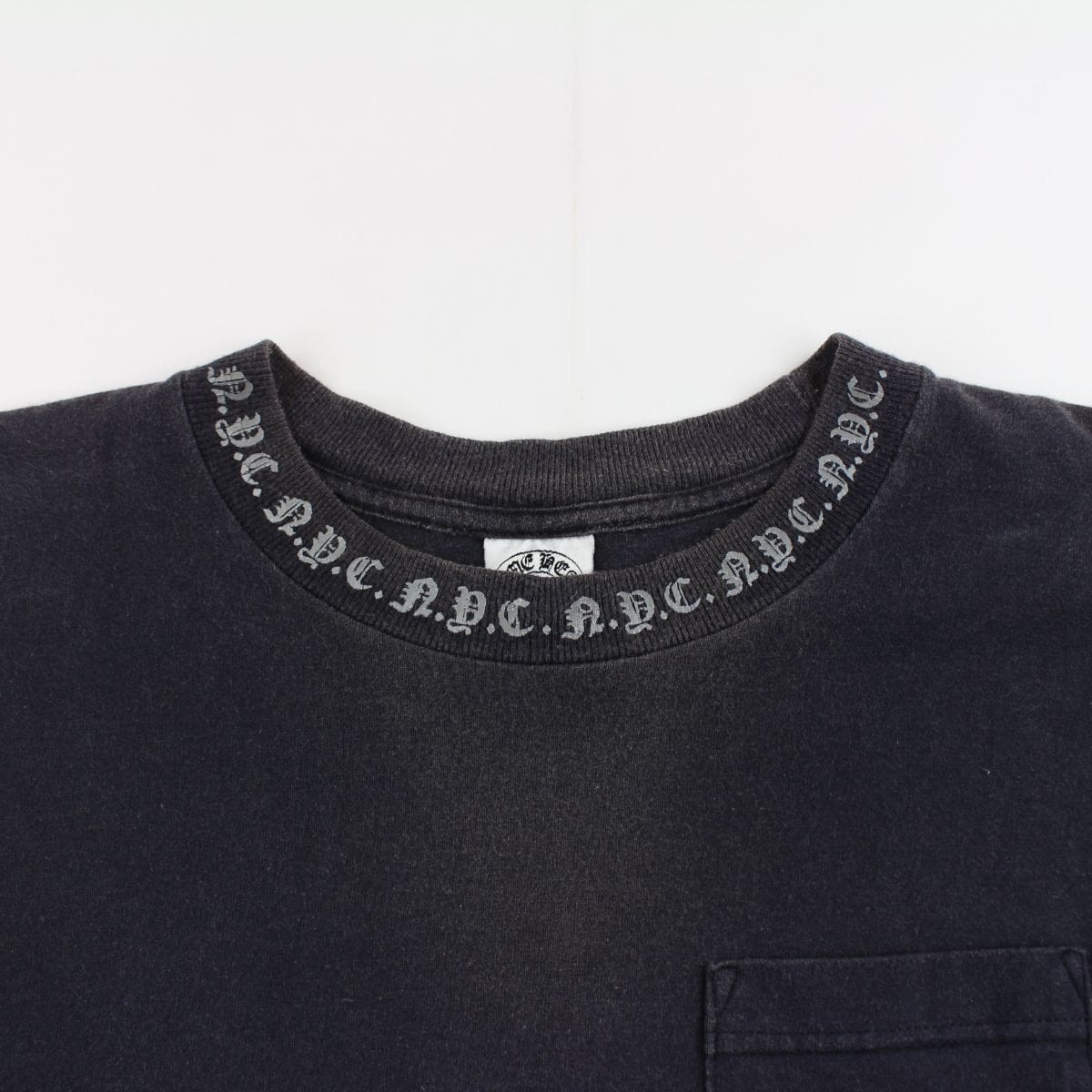 chrome hearts neck print tee black - SaruGeneral