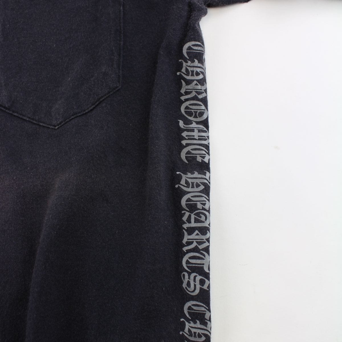 chrome hearts neck print tee black - SaruGeneral