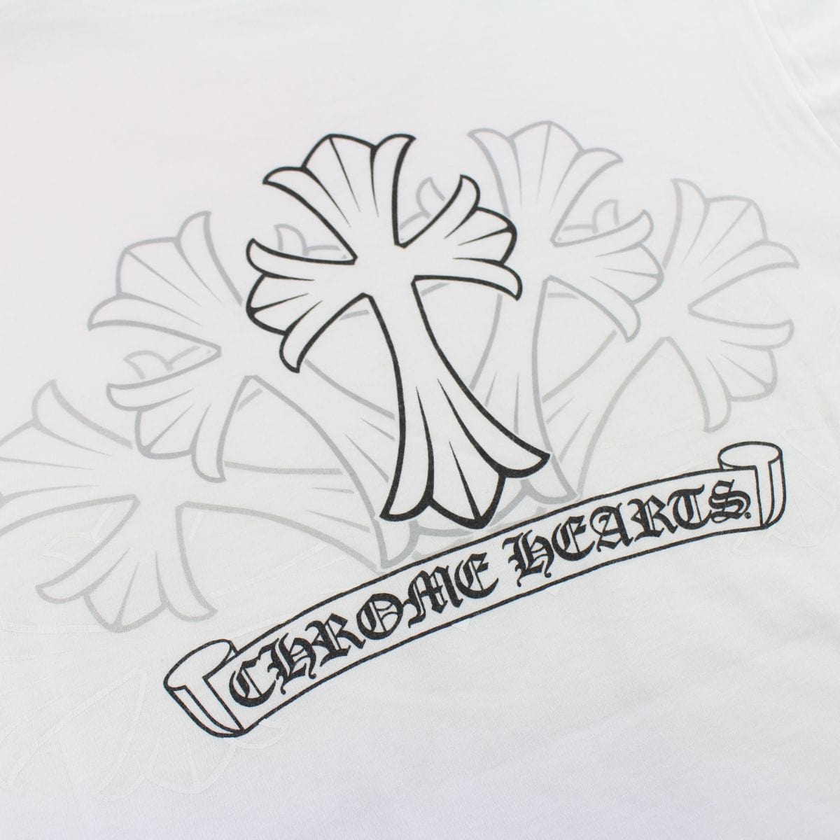 Chrome Hearts Crosses Ls White - SaruGeneral
