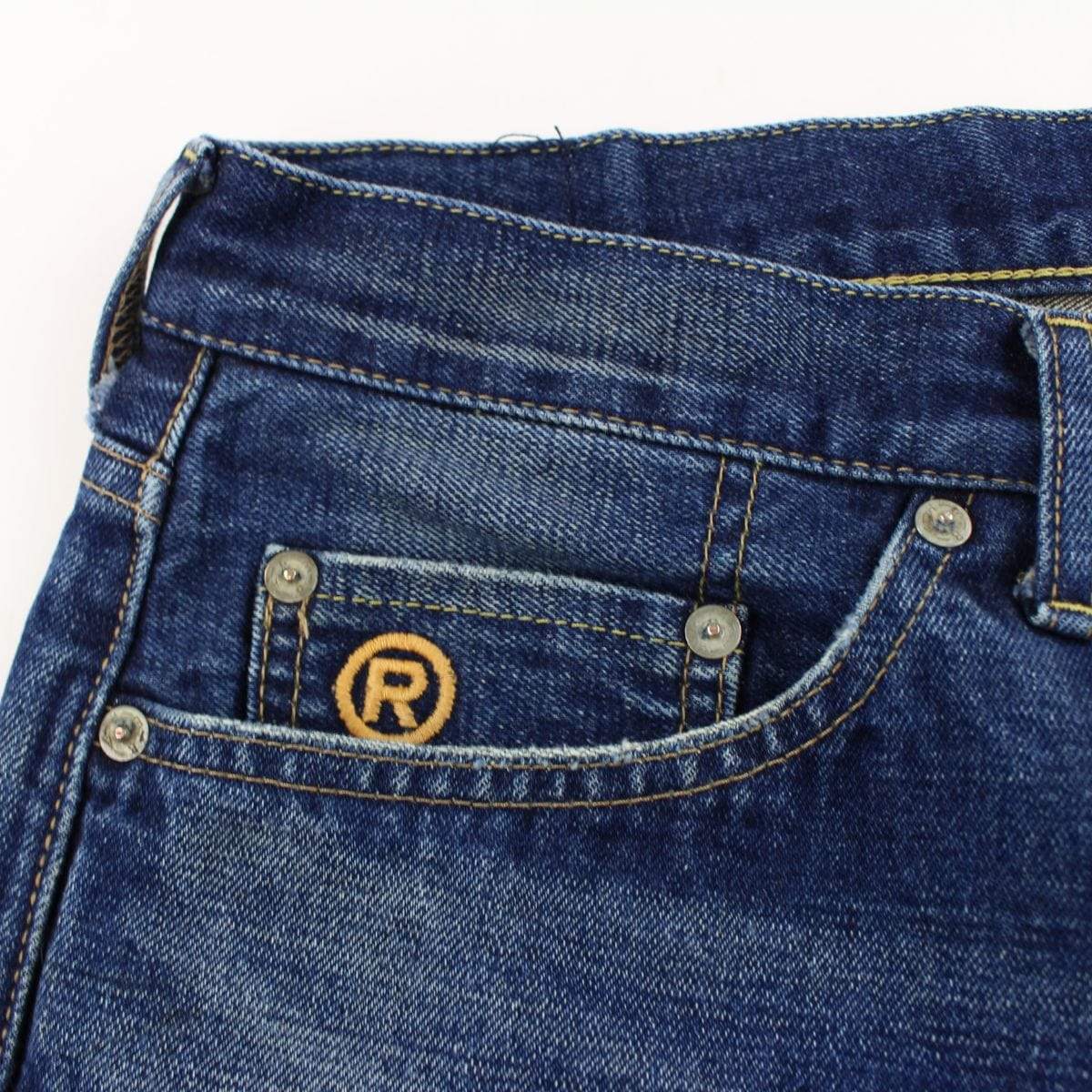 Bape Text Denim Jeans - SaruGeneral