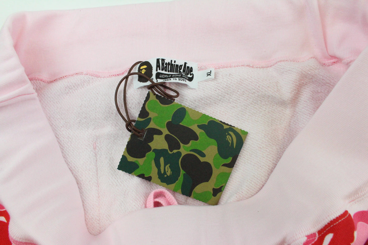 Bape ABC Pink Camo Shorts - SaruGeneral