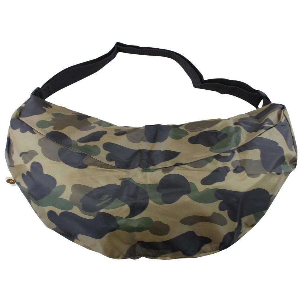 Bape 1st Green Camo Large Sling Bag - SaruGeneral
