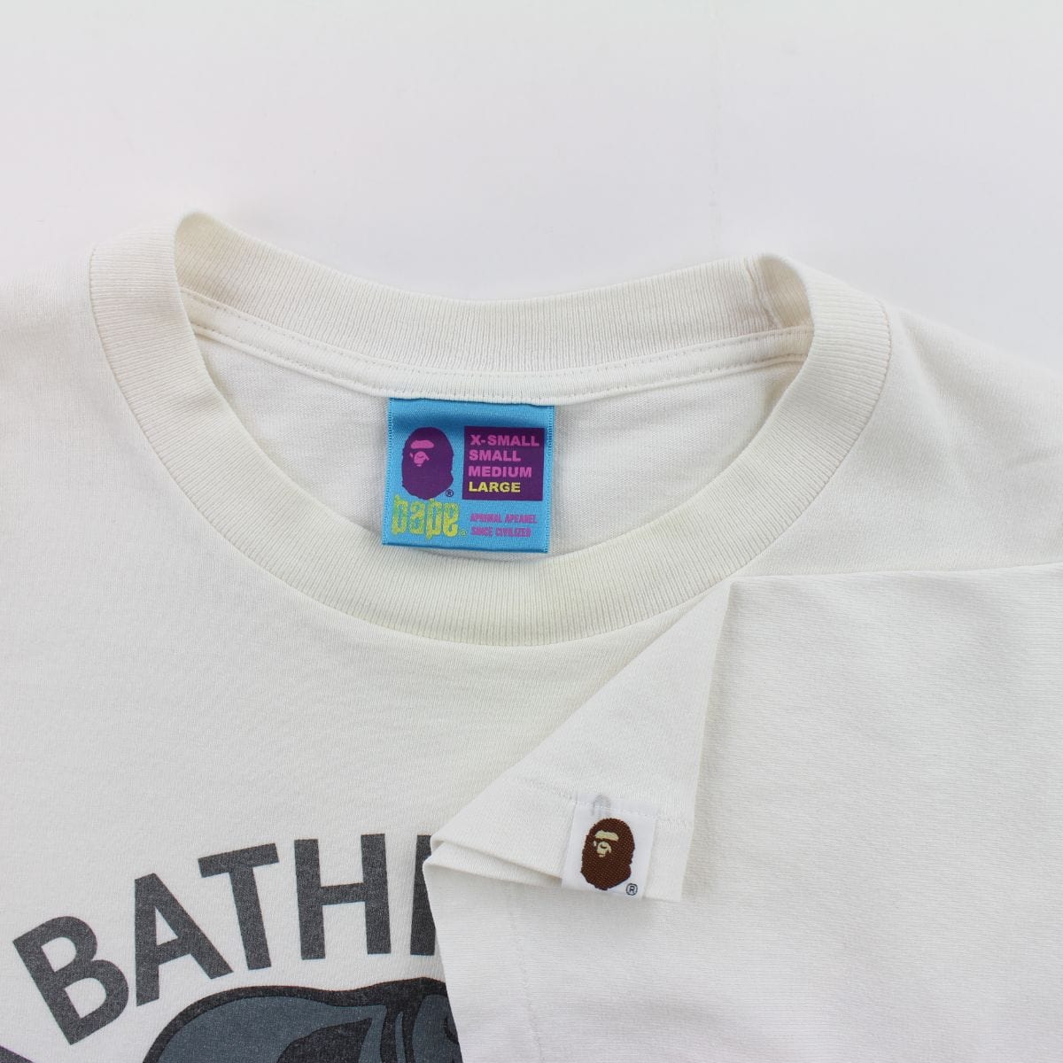 bape original generals tee white - SaruGeneral
