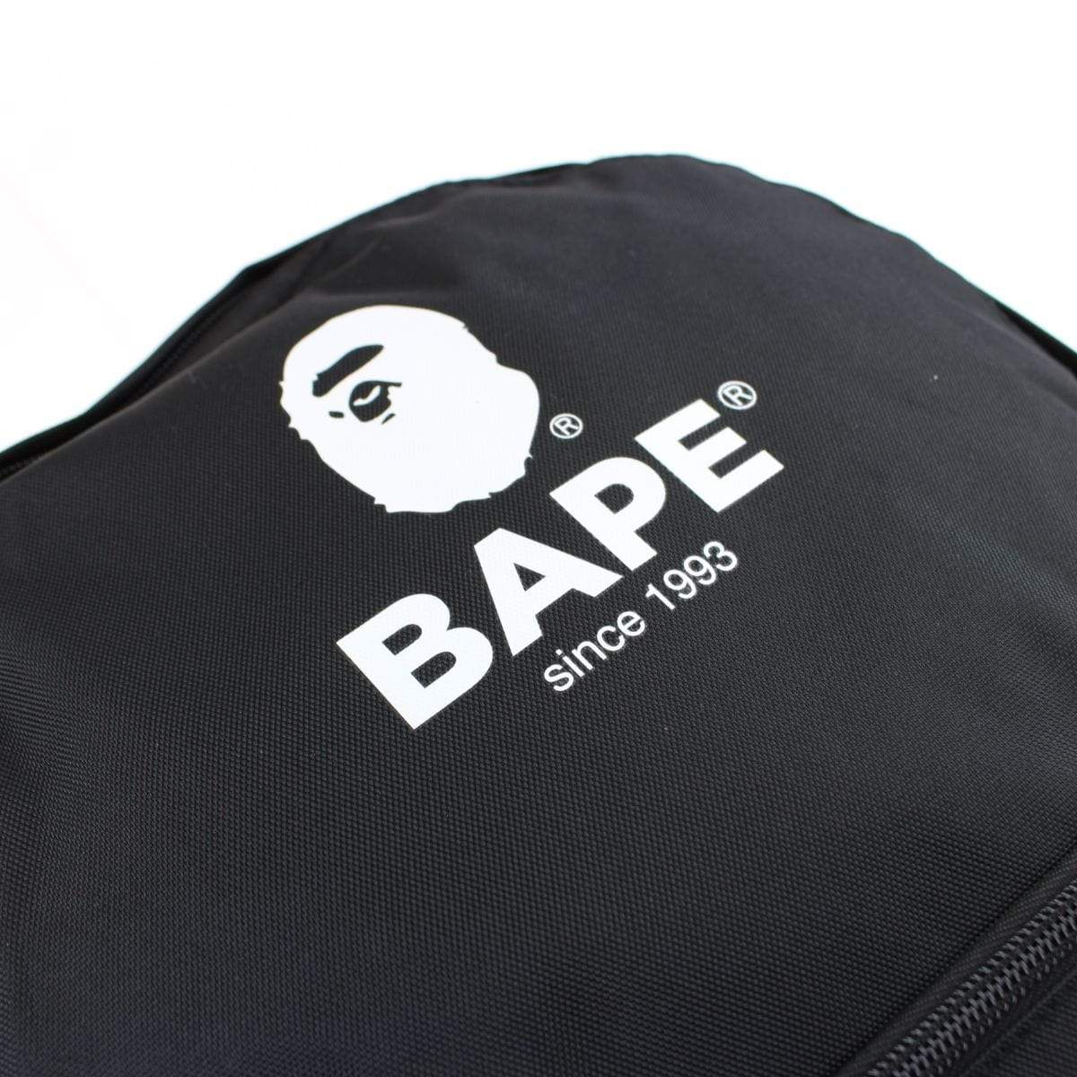 Bape Big Ape logo Backpack Black - SaruGeneral