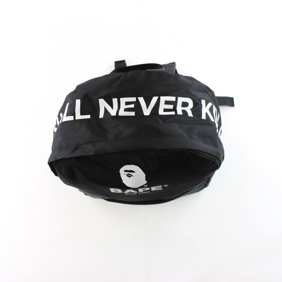 Bape Big Ape logo Backpack Black - SaruGeneral