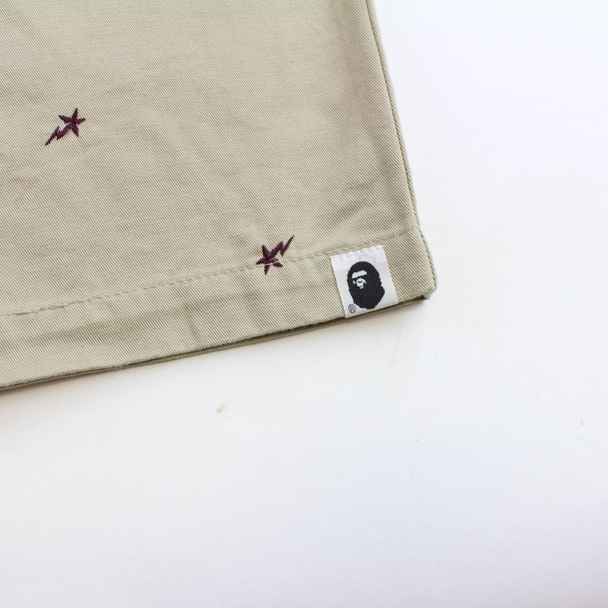Bape Allover Bapesta Trousers Tan - SaruGeneral