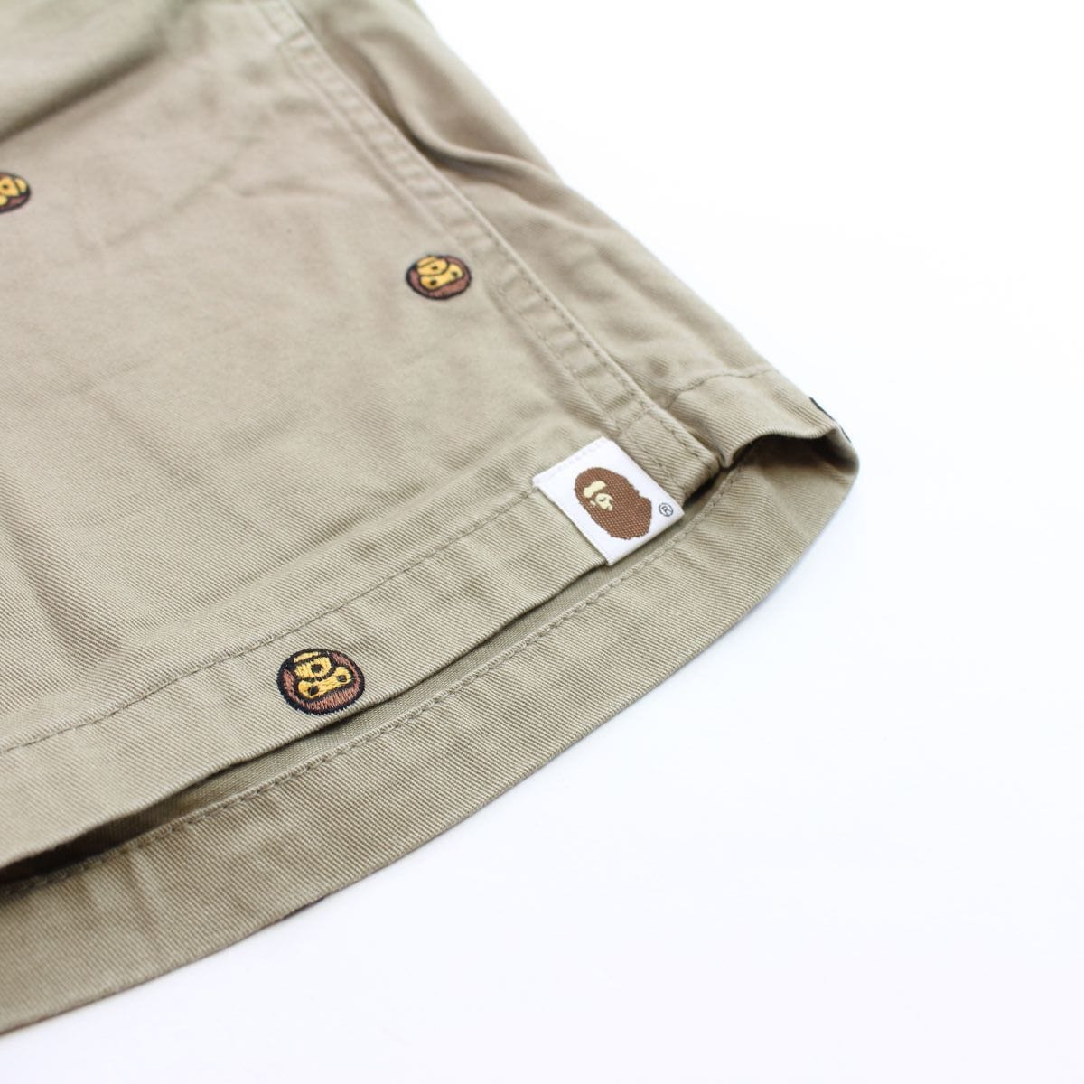 Bape Baby Milo Allover Shorts Tan - SaruGeneral