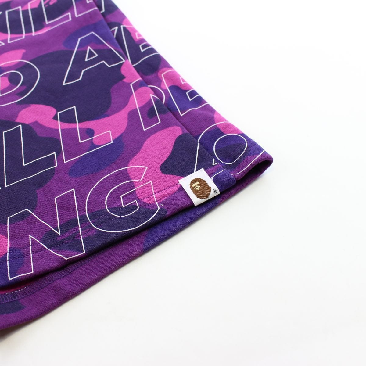 Bape A.S.N.K.A Purple Camo Shorts - SaruGeneral