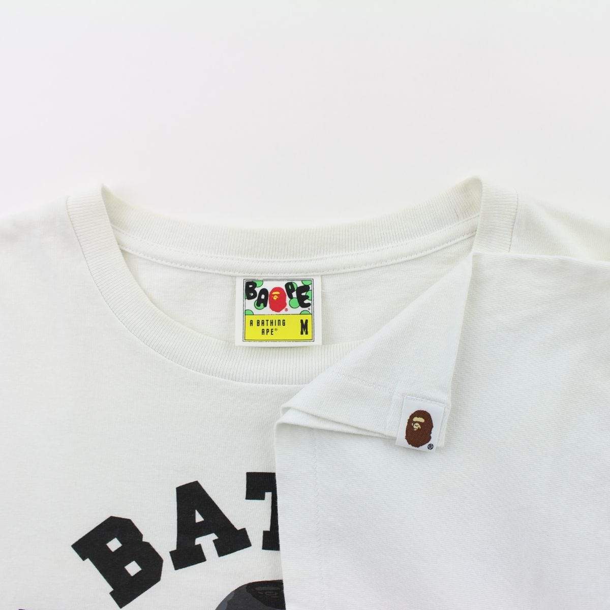 Bape City Camo College Logo Tee White - SaruGeneral