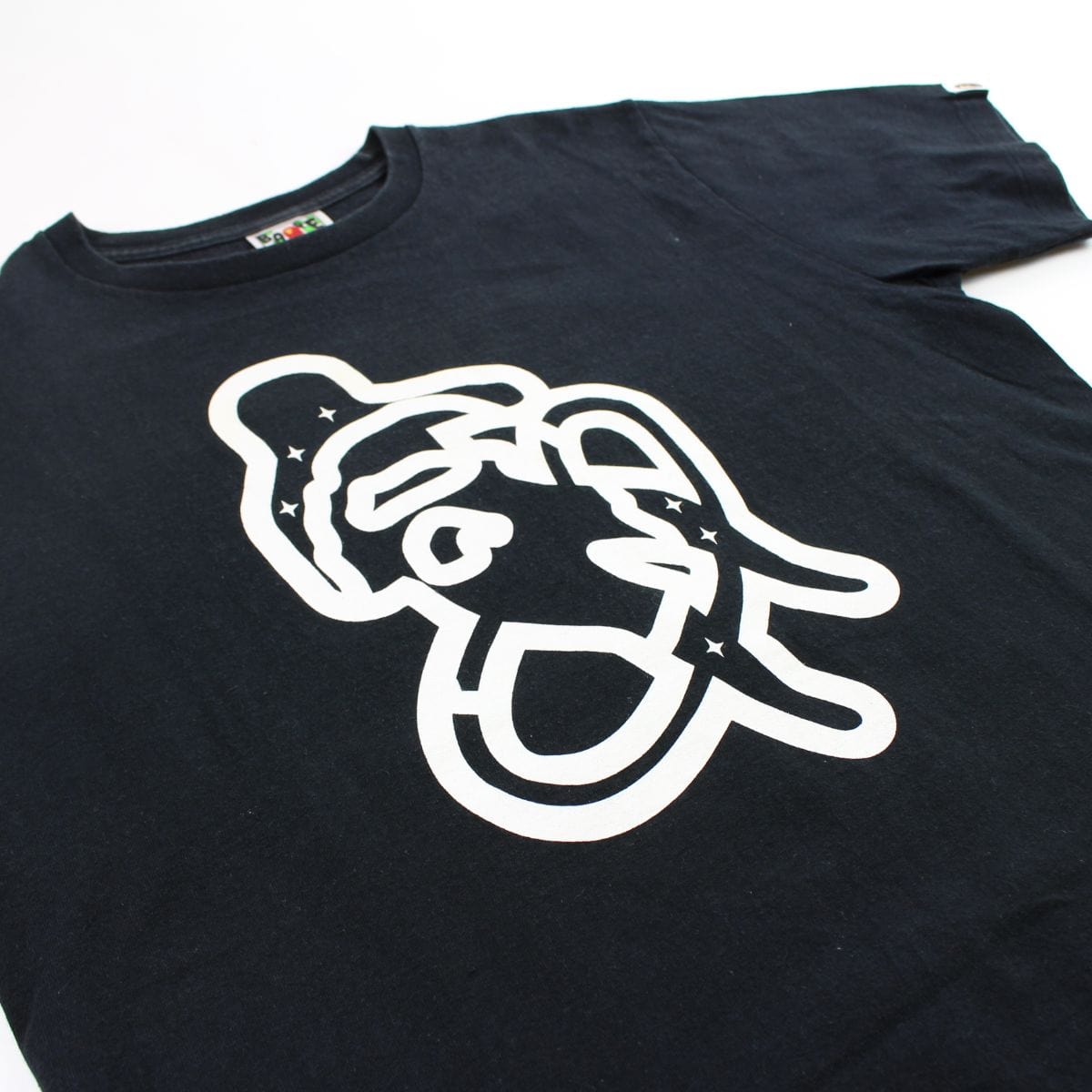 Bape x Billionare Boys Club Logo Tee Black - SaruGeneral