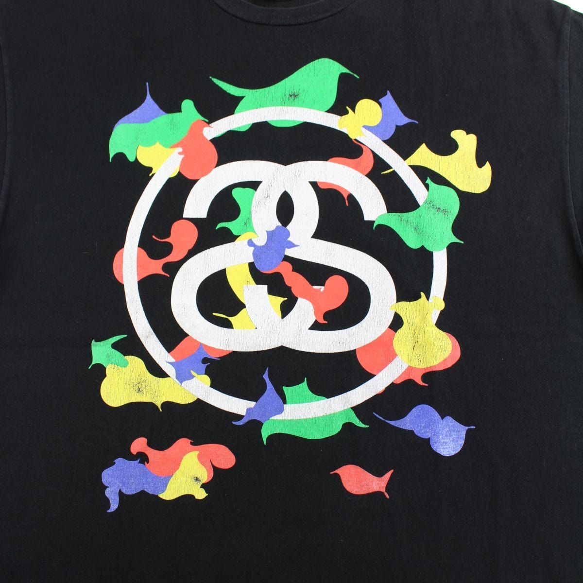 stussy birds double S logo tee black - SaruGeneral