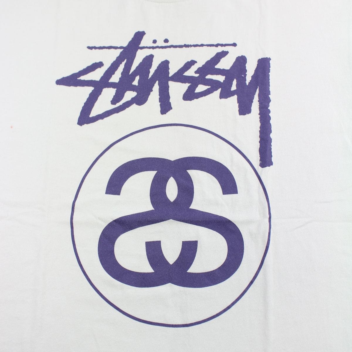 stussy double s logo tee white - SaruGeneral