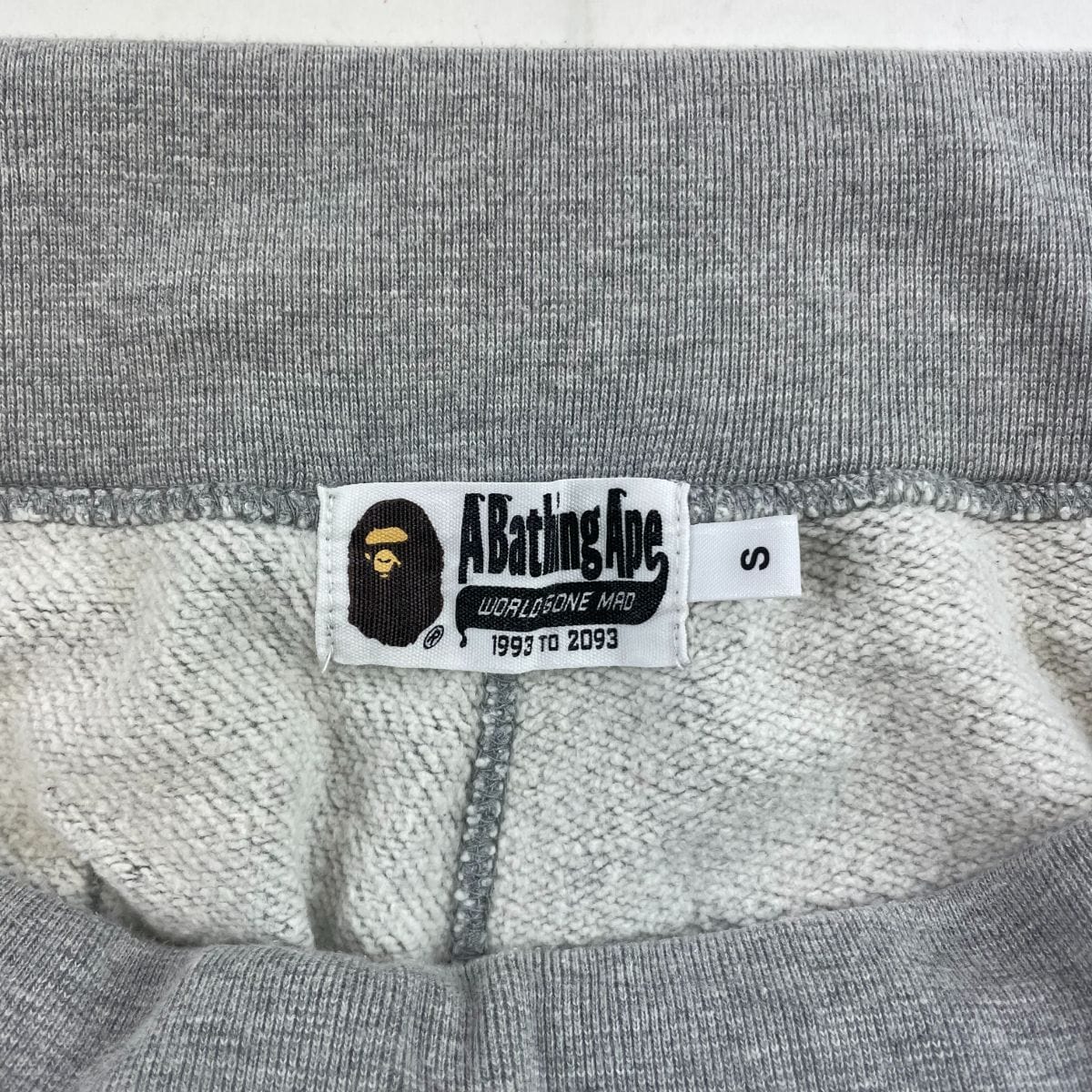 Bape NYC Ape Logo sweatpants Grey - SaruGeneral