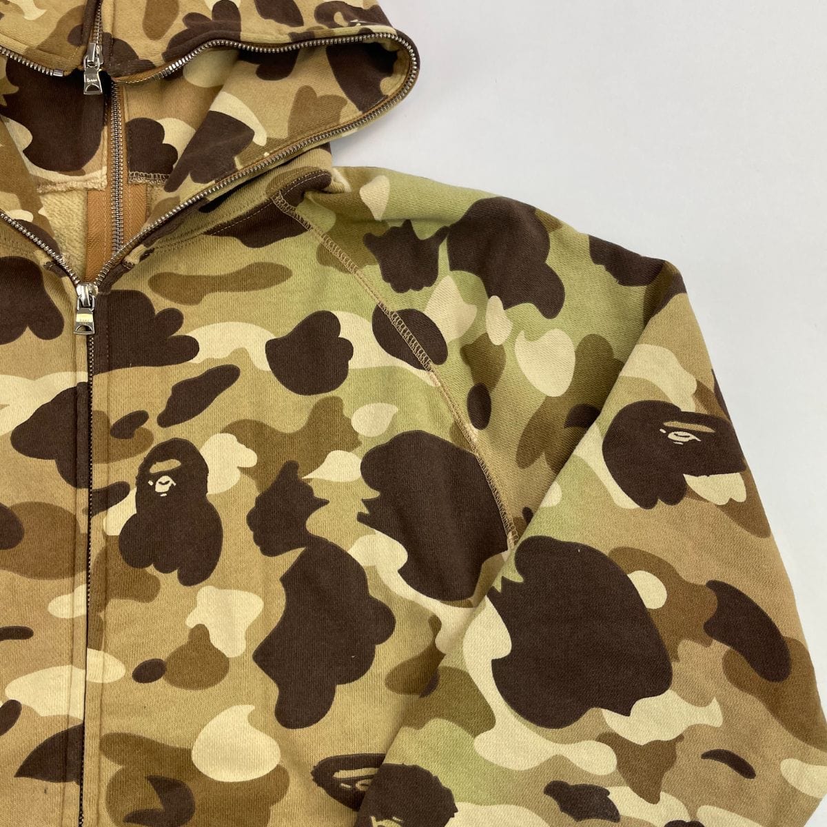 Bape Desert Camo Full Zip Hoodie - SaruGeneral